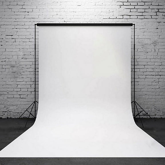 DEEPCRAFF 1Pc Pure White Background Cloth Photography Backdrop Fabric for Decor and Studio Scenes