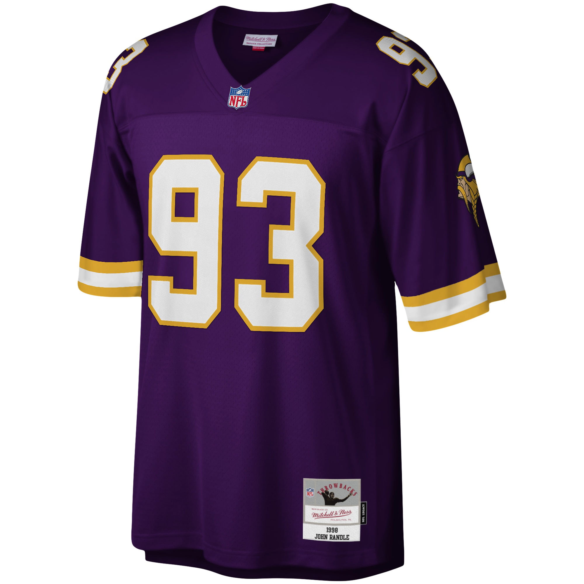 John Randle Minnesota Vikings Mitchell & Ness Legacy Replica Jersey - Purple