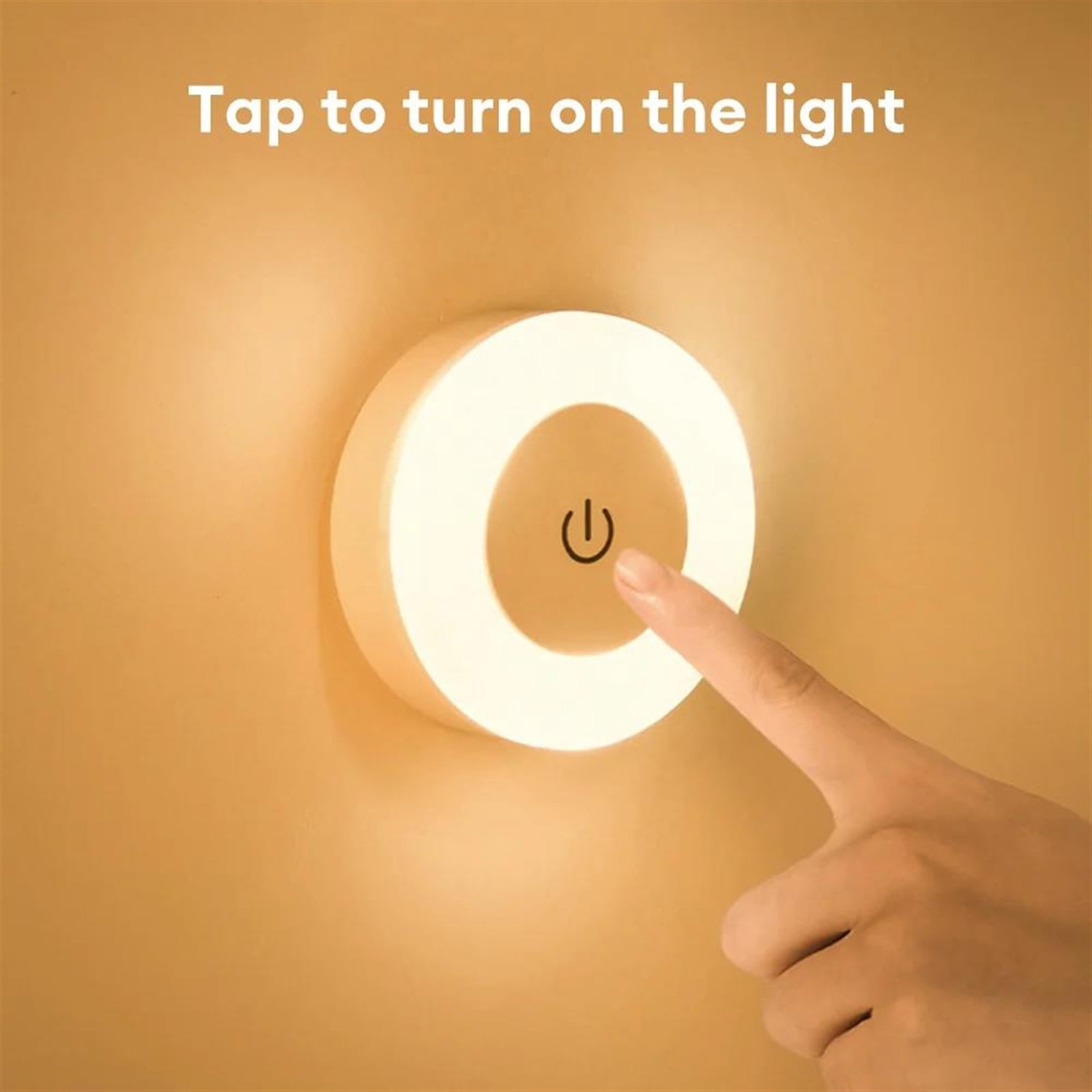 Touch Sensor Night Light Magnetic Rechargeable Dimmable Eye Protection Wall Lamp Baby Sleep BedsideCloset Light