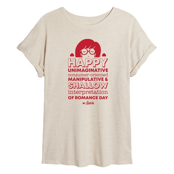 Daria - Happy Interpretation Of Romance Day - Juniors Ideal Flowy Muscle T-Shirt