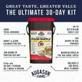 thumbnail image 3 of (4 pack) Augason Farms Deluxe 30-Day Emergency Food Supply, 20 lb 7.55 oz, 3 of 8