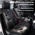 thumbnail image 2 of 2004-2020 for DODGE GRAND CARAVAN Single Car Seat Cover Synthetic Leather Stain Resistant Perfect Fit Soft Feel, 2 of 8