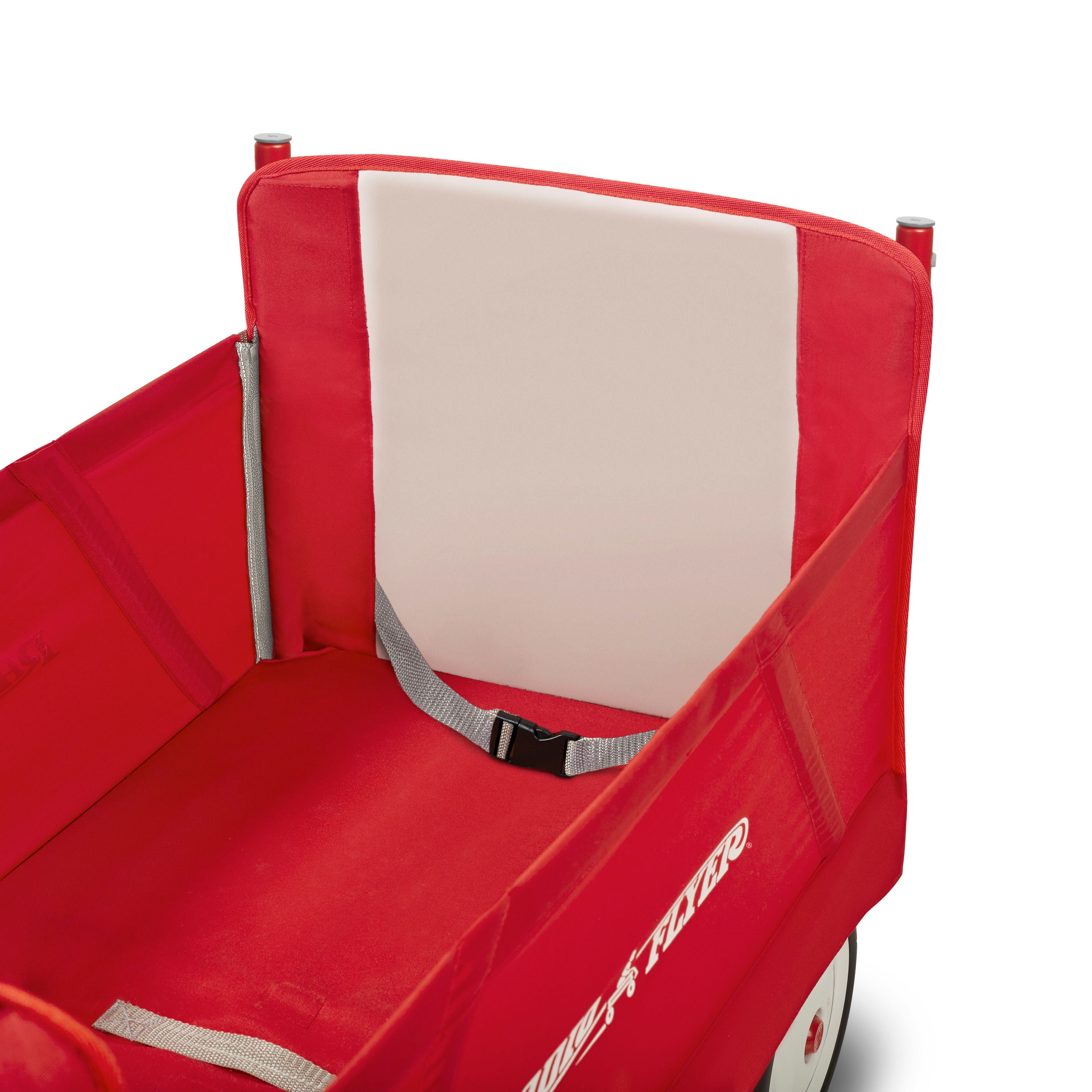 wagon with seat belts and canopy