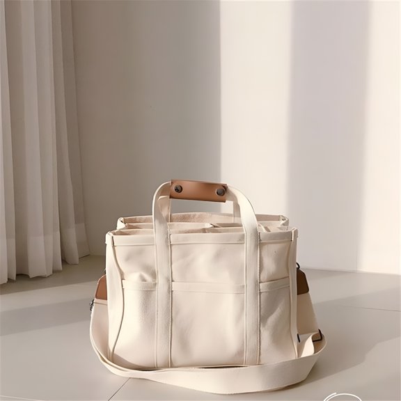 GASTROPOD Handheld Canvas Bag Multifunctional Single Shoulder Bag Home Storage Bag