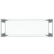 !nspire Collection Contemporary Metal Console Table, Silver