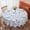 Pioneer Flower Floral-1, variant on Pioneer Flower Floral Print Pattern Round Tablecloth 70"x70", Wrinkle Resistant Wipeable Table Cover for Kitchen Dining Room Picnic Patio and Party