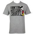 thumbnail image 1 of Mickey Mouse I Don't Do Matching Shirts T-Shirt-XLarge, 1 of 2