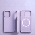 thumbnail image 3 of Fundas de carga inalámbrica Magsafe para iPhone 15 11 14 13 12 Pro Max Plus, funda magnética de silicona líquida suave, accesorios para teléfono, 3 of 5