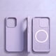 thumbnail image 3 of Étuis de chargement sans fil Magsafe pour iPhone 15 11 14 13 12 Pro Max Plus, couverture souple magnétique en Silicone liquide, accessoires de téléphone, 3 of 5