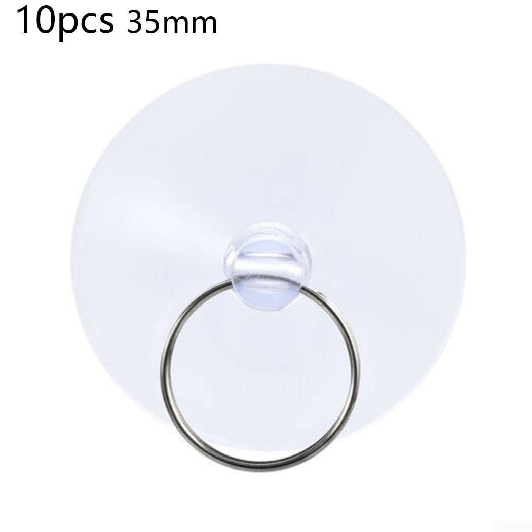 Suction Cups 10 Pcs 35mm 45mm Bathroom Clear Hanging Hook PVC Pads Suckers 