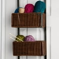 thumbnail image 3 of Over-The-Door 3-Tier Basket Storage - Espresso w/ Black, 3 of 5
