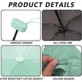 thumbnail image 3 of 6 Ribs Mini Travel Umbrella, Strong Umbrella Folding Sun Umbrella Windproof Rain Umbrella Lightweight Small Compact Women, 3 of 5