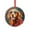 style, variant on Red Gold Retriever in Glasses Xmas Ornament Hanging Craft Collectibles for Xmas Trees Home Party Gifts for Dog Lover Round Glass Hanging Ornament