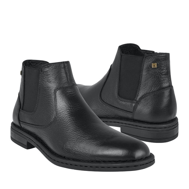 BOTINES HOMBRE LOBO SOLO 7952 PIEL NEGRO