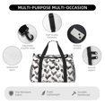 thumbnail image 4 of Balery Funny Chicken Bolsa de Gimnasio para Mujeres, Bolsa de Viaje con Bolsillo Húmedo, Bolsa de Fin de Semana para Mujeres, Bolsa de Viaje Resistente al Agua, 4 of 7