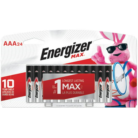 Energizer MAX Alkaline, AAA Batteries, 24 Pack (Best Value Aaa Batteries)