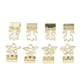 thumbnail image 1 of Clips Para Carpetas, Clips De Papel Pequeños Con Forma De Flor De Material De Hierro Dorado Con 2 Cajas De Almacenamiento Para La Escuela, 1 of 7
