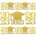 thumbnail image 3 of Miangastore Burlap Rope Graduation Cutouts Tags Golden 30Pcs 14.5X12In, 3 of 9