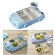 thumbnail image 5 of 4 unids/set de vajilla de bambú, juego de cena para niños pequeños, juego de vajilla para niños, , tazón, taza, utensilios, cubiertos, respetuoso Azul Baoblaze Placa de servicio, 5 of 8