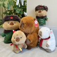 thumbnail image 2 of Poupée Capybara Véritable Poupée Jouet en Peluche Oreiller Cadeau d'Anniversaire Célébrité Internet Ragdoll DMH, 2 of 7
