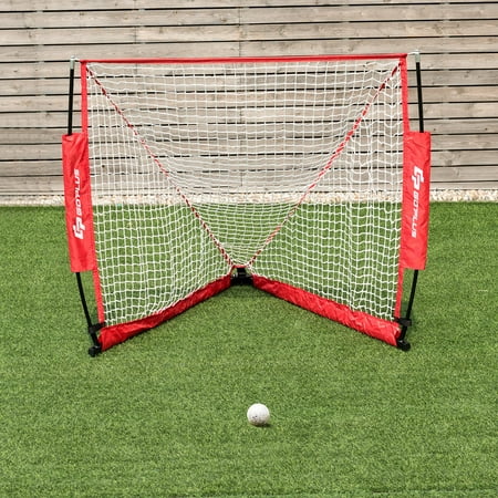 4' Portable Lacrosse Goal Net for Backyard Shooting In/Outdoor Use w/ Carry (Best Portable Lacrosse Goal)