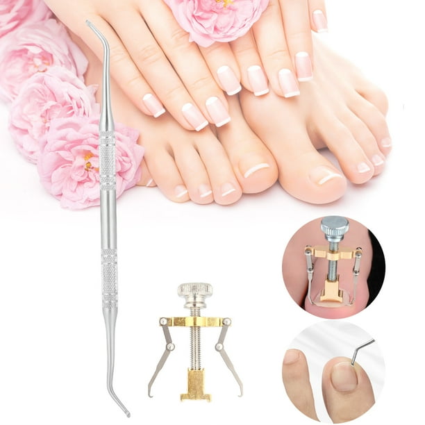 HERCHR 2Pcs/Set Foot Care Toenails Ingrown Toenail Lifter File Toe Nail