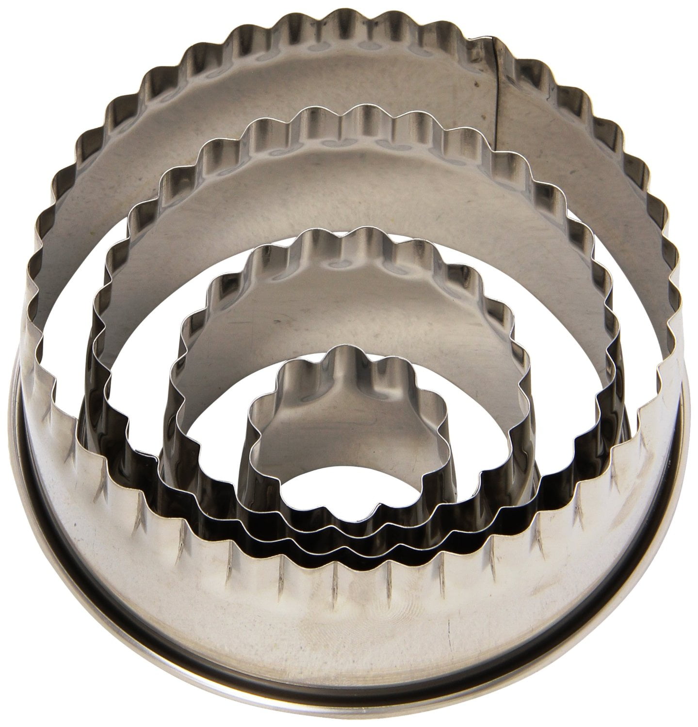 Ateco Round Pastry Cutter Set Stainless steel Fluted Walmart Canada