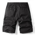 thumbnail image 4 of Fgnfyis Men's Loose Fit Outdoor Cargo Shorts with Pockets Plus Size Casual Summer Short Pants for Hiking Camping Travel Men Shorts Black 34, 4 of 5