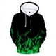 thumbnail image 5 of Sudadera con capucha con estampado 3D de llamas multicolores para hombre y mujer, sudadera con capucha de manga larga, ropa deportiva para exteriores, sudaderas de gran tamaño, 5 of 5
