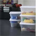 thumbnail image 4 of 6-Quart Storage Bin Shoe Box - Clear (4), 4 of 8