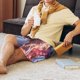 thumbnail image 5 of Fotbe Flower White Horse Pantalones Cortos de Pijama para Hombre, Ropa de Dormir, Pantalones de Pijama Cortos para Hombre-4X-Large, 5 of 6
