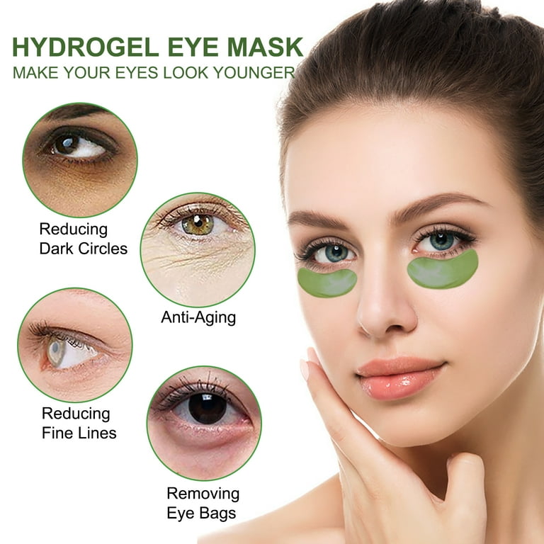 ALIVER Aloe Vera Eye Patches, Hydrogel Eye Masks for Dark Circles,  Puffiness, 60 Pieces - Walmart.com
