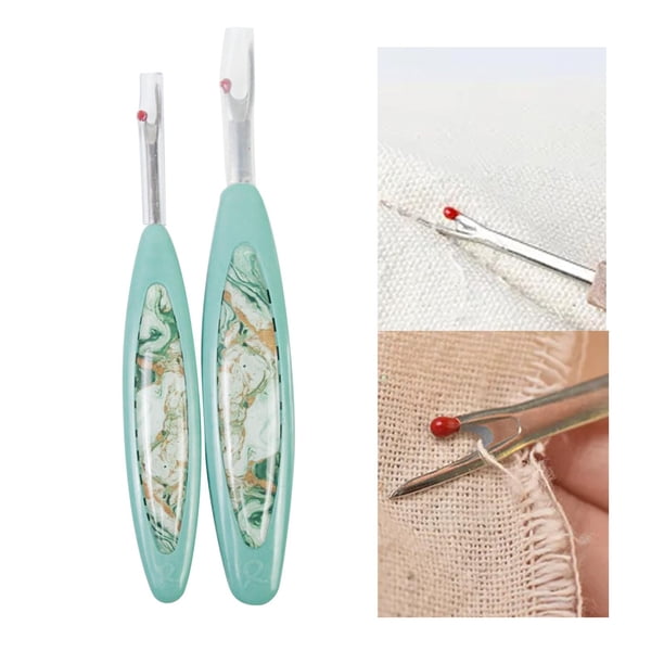 2 piezas removedor de hilo práctico desgarrador de puntadas herramienta de mano duradera removedor de costura multifuncional para bordado tejido de , D D Macarena Destripador de puntadas
