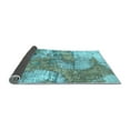 thumbnail image 2 of Ahgly Company Indoor Square Abstract Light Blue Modern Area Rugs, 8' Square, 2 of 4