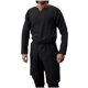 thumbnail image 1 of Blusas y camisas de manga larga con cuello en V para hombre, blusa informal de manga larga con botones y cuello vuelto, blusa de poliéster para hombre, 1 of 6