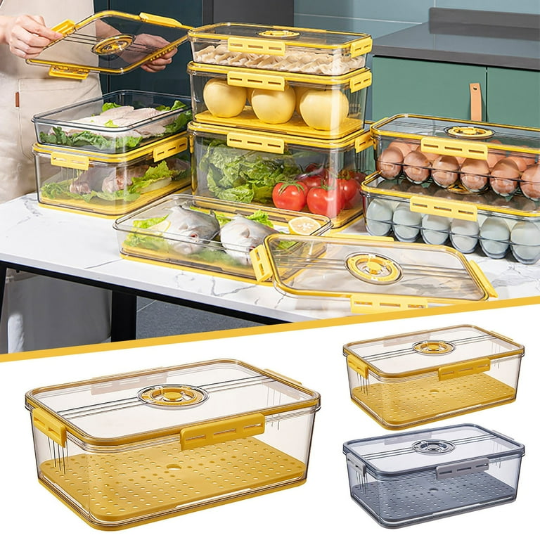 JDEFEG Storage Organizer for Fresh Vegetable Fruit Storage