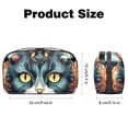 thumbnail image 5 of Cat Hard Drive Case - Waterproof Oxford Fabric Digital Bag for Cable Cord Organizer, Cable Box Organizer Small - 5.9x9.44x3.14 in, 5 of 6