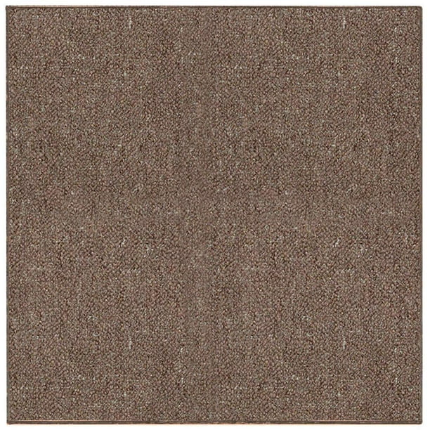 Indoor Outdoor Carpet With Heavy Duty Non Slip Backing Area Rug Brown 9 Square Com Indoor Outdoor Carpet With Heavy Duty, Brown Outdoor Carpet