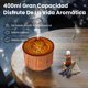 thumbnail image 3 of Difusor de aceites esenciales VAVSEA, difusor de llama de 400 ml, humidificador de aire con control remoto, para dormitorio y hogar, color madera, 3 of 7