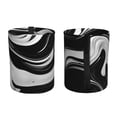 thumbnail image 2 of Kdxio Abstract Black White Swirls Car Trash Can Garbage Car Accessories Trash Can Car Waste Bin for for Driver and Passenger Any Vehicle, 2 of 7
