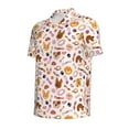 thumbnail image 2 of Xecao Cute Dog for Mens' Casual Short Sleeve Button-Down Polo Shirts for a Classic Golf Look, 2 of 9