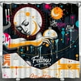 thumbnail image 1 of Shower Curtain with Dreamy Woman Design - Vibrant Art for Unique Bathrooms, 1 of 4