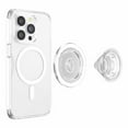 thumbnail image 3 of PopSockets PopGrip, Clear; For MagSafe Round with Adapter Ring., 3 of 4