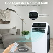 Shinco 7800BTU SACC(12,000 BTU ASHRAE) 3 in 1 Portable Air Conditioner, Air Cooler with Remote Control / Window Kit