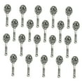 thumbnail image 3 of WHAMVOX Badminton Racket Shape Pendants 20Pcs For Jewelry Making Supplies, 3 of 8