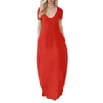 thumbnail image 1 of Robe Maxi à Manches Courtes d'Été pour Femmes Grande Taille - Design 2025, Décontractée et Élégante, 1 of 4