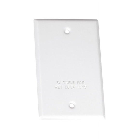 Sigma 14240WH White Weatherproof Blank Cover