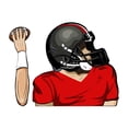 thumbnail image 2 of PBAZIH Football Quarterback Wiper Stickers for Car Windshield Enhance Your Vehicle’s Style with Fun Sports-Themed Stickers Ideal for Car Enthusiasts Perfect for Personalizing Your Ride, 2 of 6