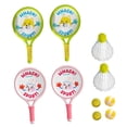 thumbnail image 4 of Juego de raquetas de bádminton para niños de 4 piezas, juguete deportivo con volantes, juego deportivo, raqueta de bádminton portátil para playa exter, 4 of 9