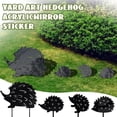thumbnail image 3 of Signe Décoratif de Pelouse Familiale en Forme de Grume de Jardin en Forme de Hérisson, 3 of 6